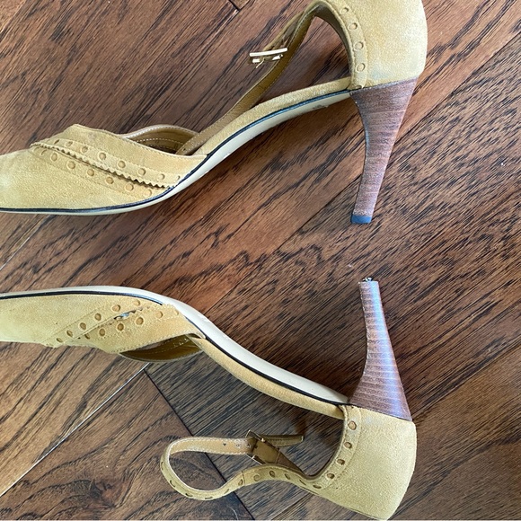 Suede Gucci Heel with Ankle Strap 8.5B - Picture 6 of 8